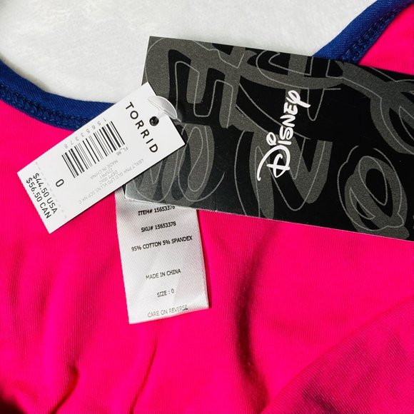 NEW 1X TORRID DISNEY Bralette Bra Top Villainesses Cotton Cruella (14-16) 42-46” - Picture 9 of 15